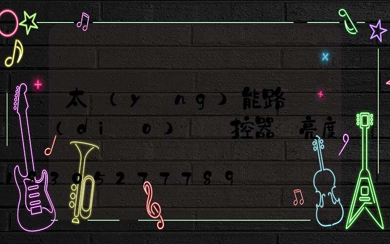 太陽(yáng)能路燈調(diào)試遙控器 亮度